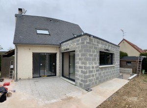 Extension de maison en parpaing